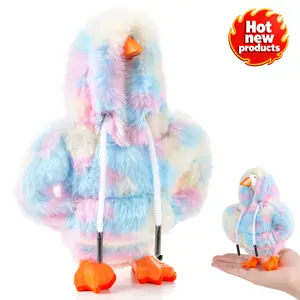 Desk Goose Outfits, Mini Desktop Goose Clothes Desk Goose Accessories Set for Magnetic Goose Statue