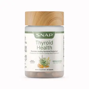 Thyroid Health – Boost Energy, Metabolism & Hormone Balance – Helps with Fatigue, Mood & Digestion – L-Tyrosine + Zinc + Selenium – Non-Iodine Formula – 30 Day Supply – Clean, 3rd Party Tested