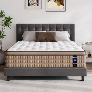 BedStory 12'' F/Q/K Bed,sweet night refcomfortable sleep safe foam removable cover, Medium Firm Cooling Hybrid box mattress