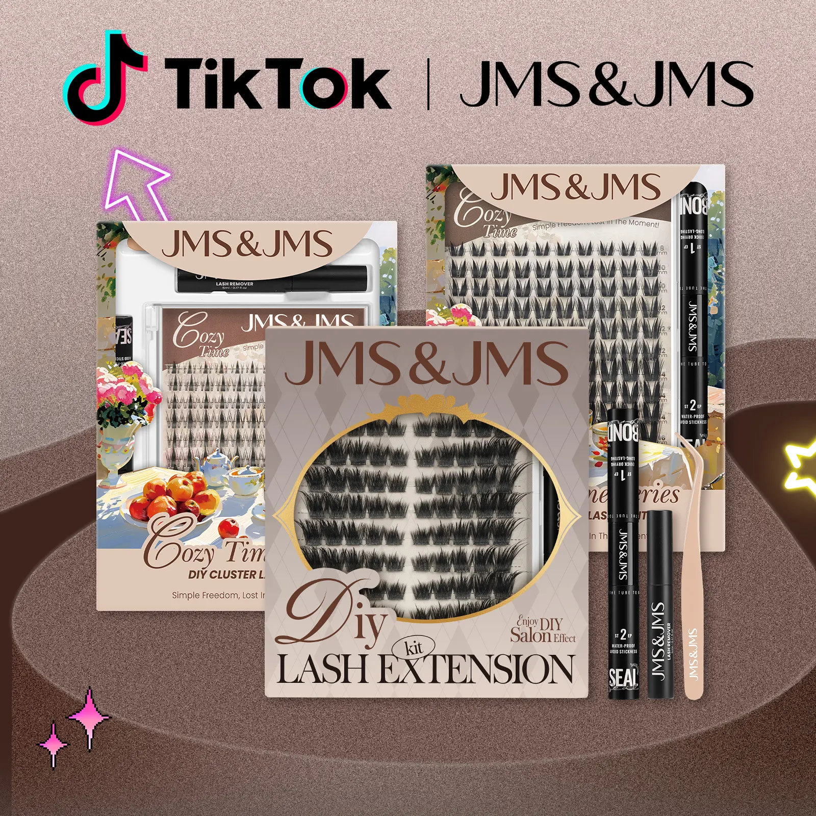 Spiky Manga Lash Kit l JMS&JMS Fairy,Bunny,Side Eye,DIY Eyelash Extension, Waterproof Week Long Lasting Anime Lash Makeup Cosmetic #summeressentials outdoorfun #tiktokshopmemorialday #dealsforyoudays