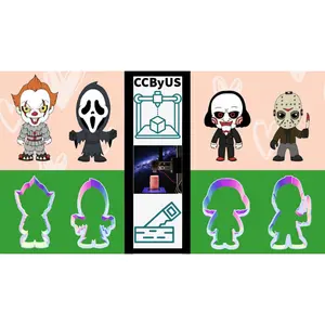 Halloween Scary Movie Cookie Cutter Set