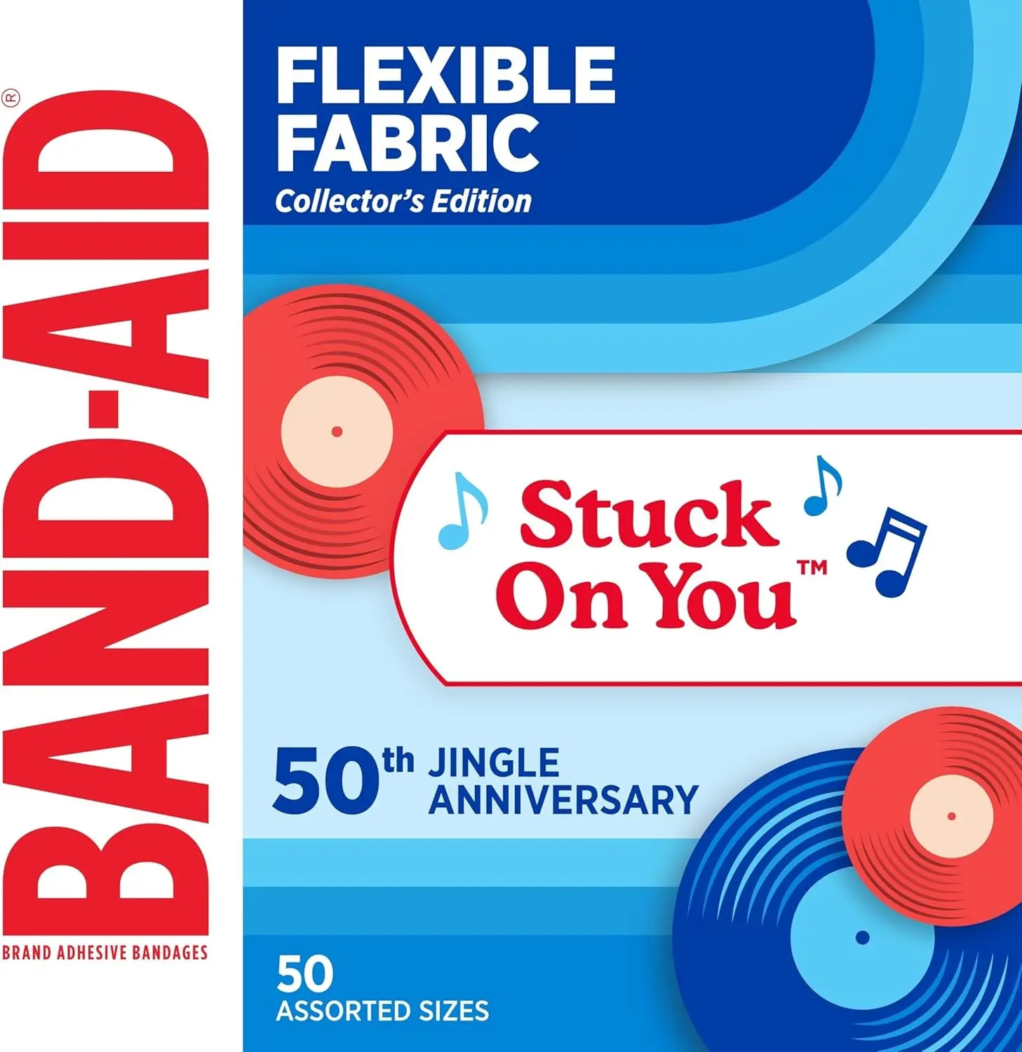 100 Pcs Assorted Flexible Fabric Bandages - Comfortable & Durable Adhesive Strip Plasters for Wound Care