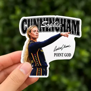 Sophie Cunningham Sticker, Sophie Basketball Point Guard Sticker Magnet, Funny Basketball Fan Decal, Athlete Gift, Waterproof Sports Sticker