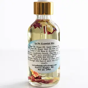 2floz Single Bottle La Vie Essential Oils Beard Face Massage Oil Body Care