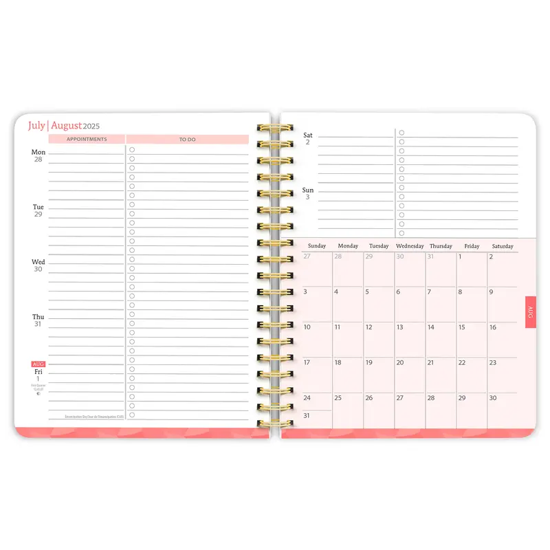 Bonnie Marcus OFFICIAL | 2026 6 x 7.75 Inch 18 Months Weekly Desk Planner | Foil Stamped Cover | July 2025 - December 2026 | Plato | Fashion Designer Stationery 3