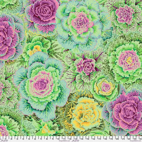 Fabric FreeSpirit Kaffe Collective Moss Brassica by the Quarter Yard PWPJ051.MOSSX