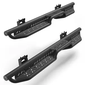Running Boards Side Steps for 2020-2025 Defender 110 Off-Road Car Door Step Black Nerf Bars