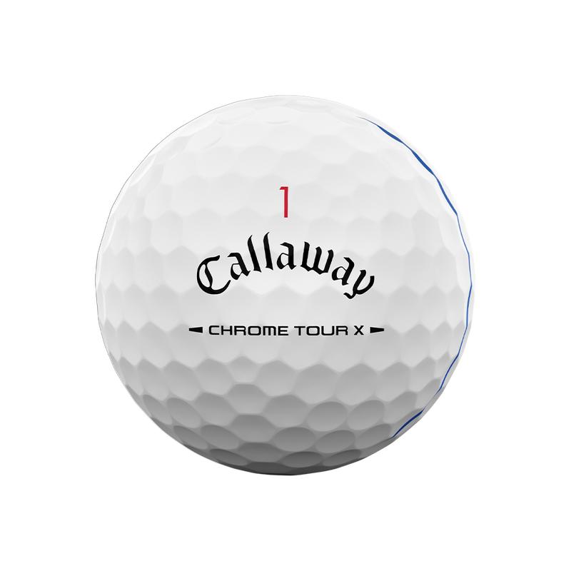 Callaway Golf Chrome Tour X Triple Track Golf Balls in White