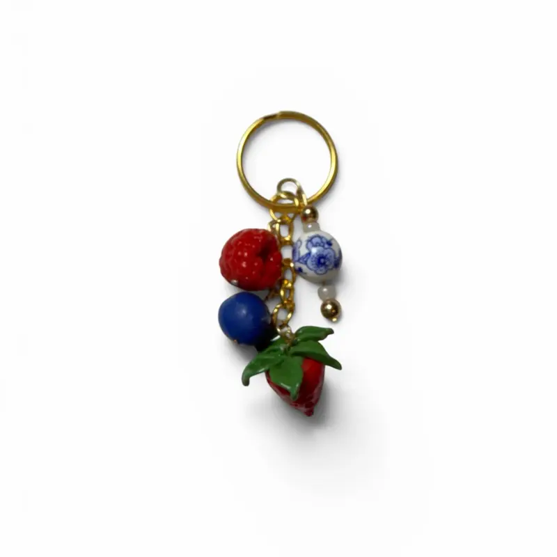 Handmade Berry Bag Charm