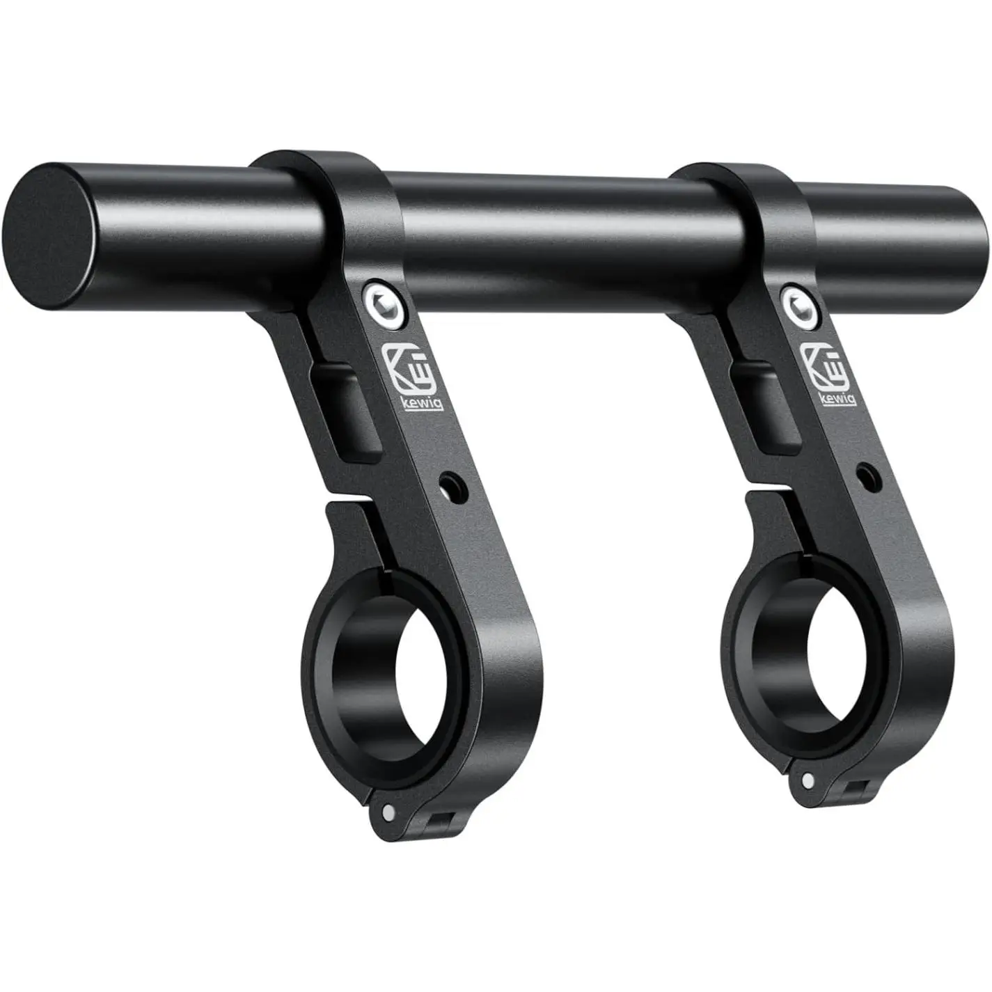 Aluminum Alloy Handlebar Extender Extensions with 8'' Long Cross Bar with Double Clamp Mounting Base Fit 0.875'' / 1'' / 1.125'' / 1.26'' Handlebars For Bike,Bicycle,Motorcycle,Scooter,ATV