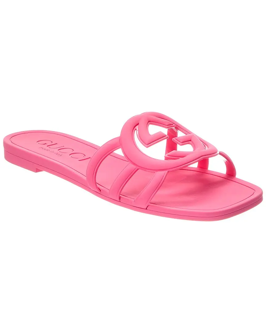 Gucci Interlocking G Rubber Sandal