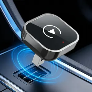 Wireless CarPlay & Android Auto Adapter, Plug and Play Dongle, 2.4G+5G WiFi Bluetooth 5.2, Convert Wired to Wireless for Factory CarPlay Cars