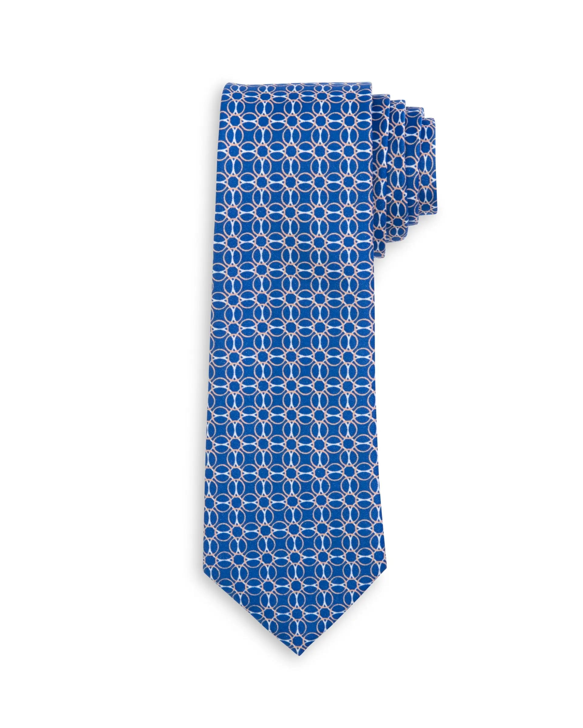 Tripp's Signature Geometric Blue Child Tween Adult Machine Washable Necktie