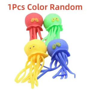 Squeeze Water Octopus Stress Relief Toy Children Bathing Playing With Water Shower Decoration Summer Swimming Gifts For Children