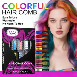 10 Color Hair Dye Comb Set, Easy Application Precision Combs for Highlights & Roots, Professional Salon Quality at Home Use