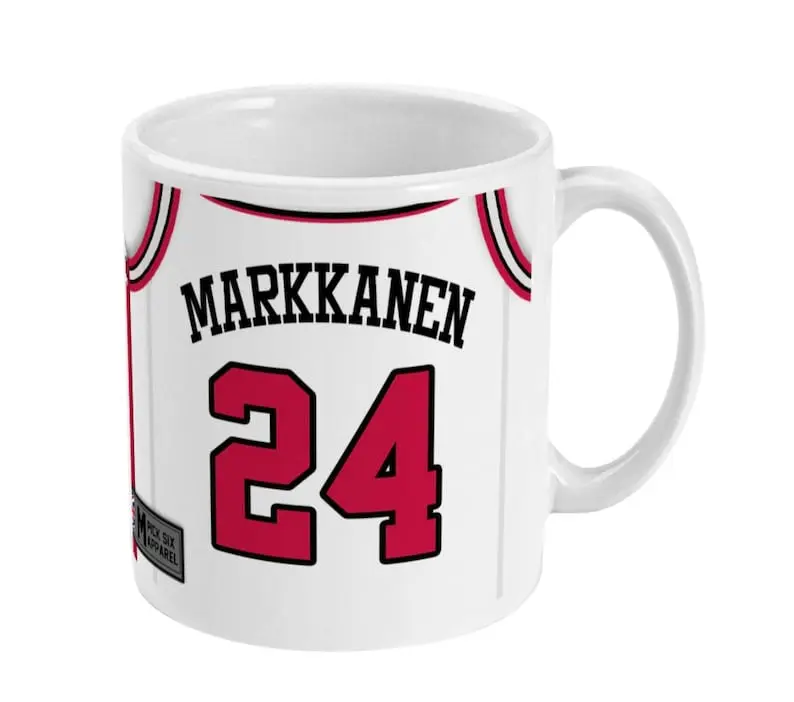 Chicago Bulls Theme Jersey Michael Jordan The Last Dance Personalised Jersey Gift 11oz Mug 1