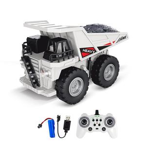 Kids RC Dump Truck Toys, 11 Channel RC Dump Truck, RC Construction Vehicle with Sound and Light, Perfect Birthday Gift Dump Truck Set Toys