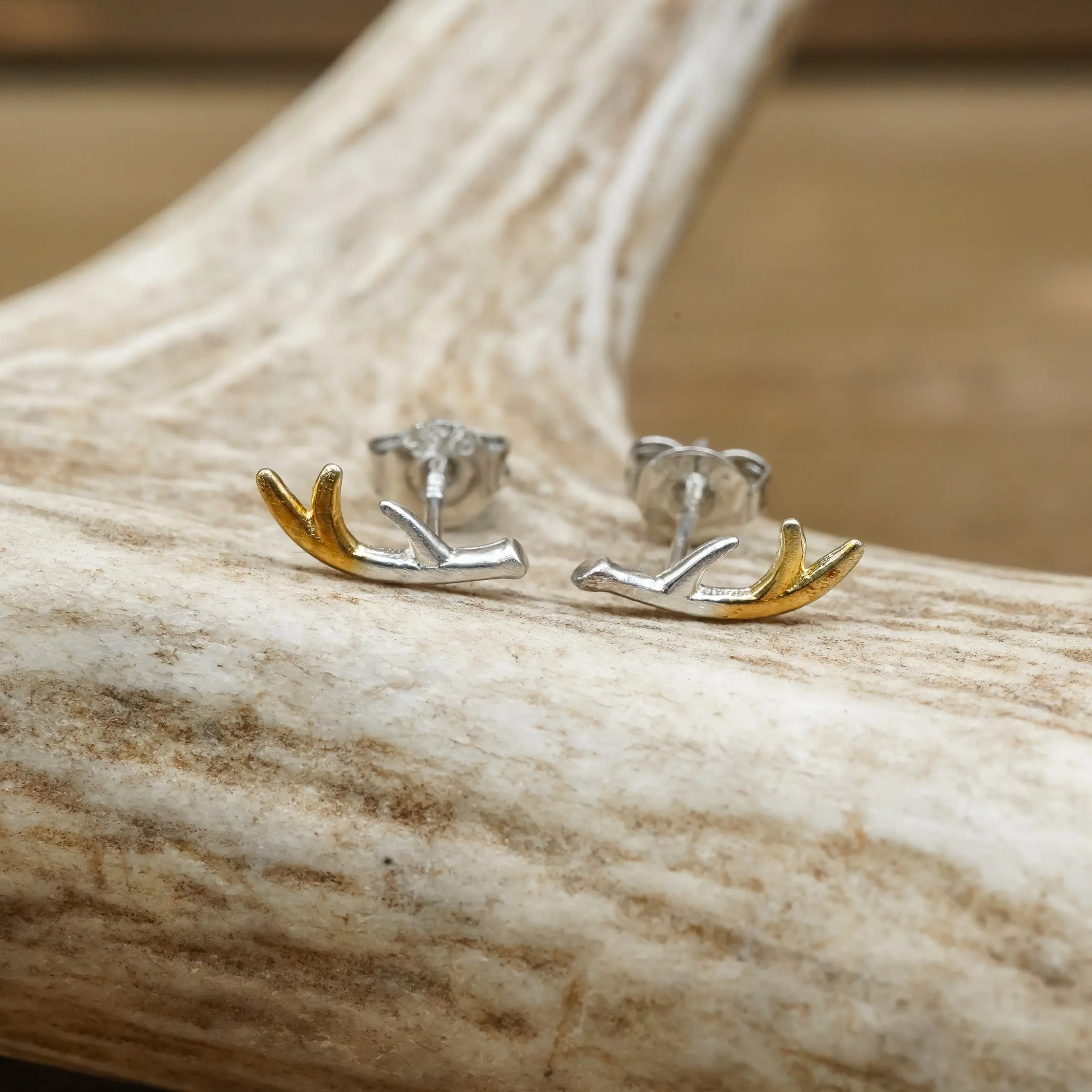 Antler Stud Earrings