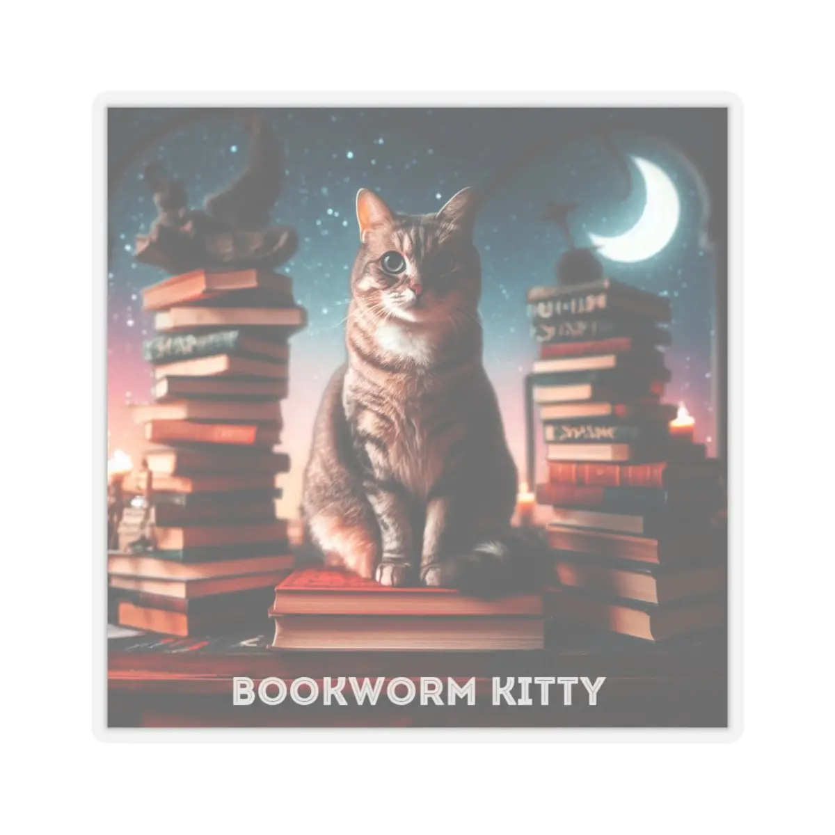 Kiss-Cut Stickers (BookwormKitty)