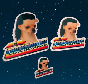 Los Temerarios Funny Vinyl Sticker –  Stickers for Fans of Classic Mexican Music (1 Piece - Scale illustration)