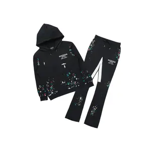 Art Dist 2.0 Black/Multi Hoodie/Stacked Flare Track Set
