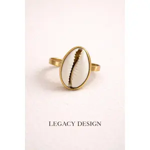 Cowrie Crown Heritage Ring