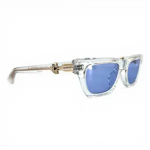 Chrome Hearts Clitterally Transparent Gold Sunglasses, Glasses Chrome Hearts