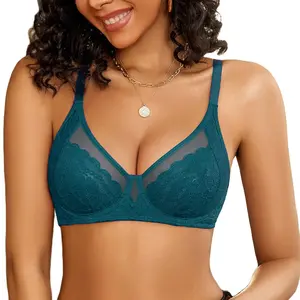 Avidlove Womens Lace Bras Push Up Bralettes with Underwire Full Coverage Unlined Balconette Everyday Bra Lingeries