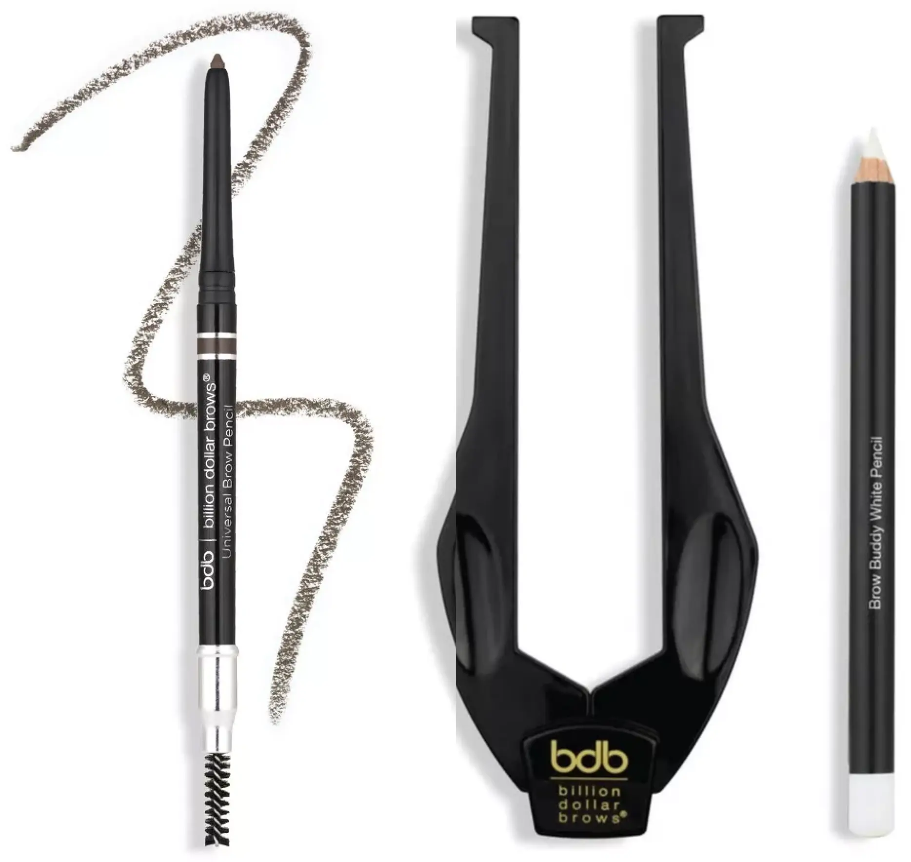 Billion Dollar Beauty Bundle featuring Clear Brow Buddy Kit and Universal Brow Pencil