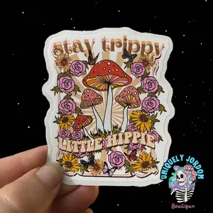 Little Hippie Sticker Waterproof