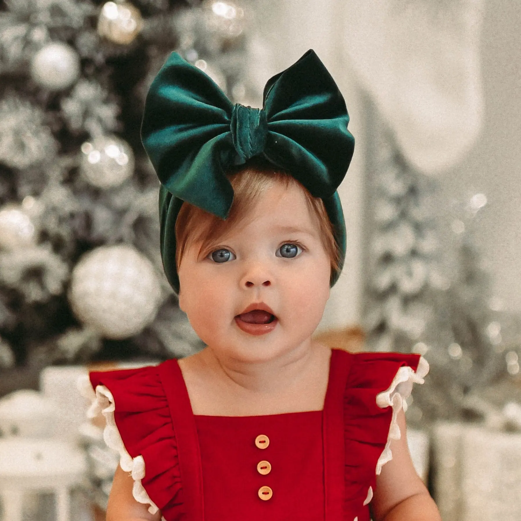 Velvet Solid Biggie Bows