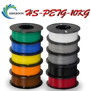KINGROON 10KG High Speed PETG Filament 1.75mm, Tangle-Free & High Flow, Strong and Durable for Functional Parts, Precision +/- 0.03mm