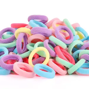 200 Pack Hair Ties BEoffer Baby Toddlers Girls Elastics Hair Bands No Damage Multicolor Colorful Small Rubber Bands Ponytail Pigtails Holders Not Harm to Hair (Macaron)