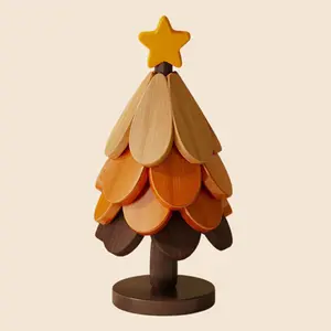 Natural Tree Trivet Set - 4 Wooden Trivets & 1 Stand - Heat-Resistant Foldable Design - Durable & High-Quality Solid Wood - Ideal for Hot Dishes, Pots, Bowls, Teapots - Kitchenware & Tableware Coasters-BY