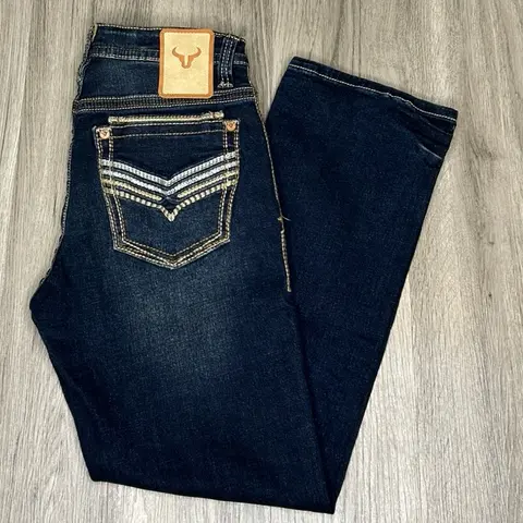 Men’s Western Blue Modern Boot Cut