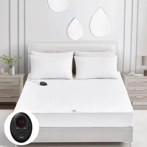 Electric Heated Mattress Pad Twin XL Size, 39" x 80", Bed Warmer, 9 Heat Settings, 1-12 Hours Auto Off, Deep Pocket, Fast Heating, Machine Washable, Soft and Cozy