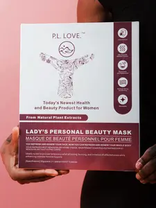 P.L. Love Lady's Personal Beauty & Hygiene Mask  Kitty Intimate Mask 1pc - Rejuvenate Relief for Itching, Burning & Irritation Skin Repair Nourishing Nourishing