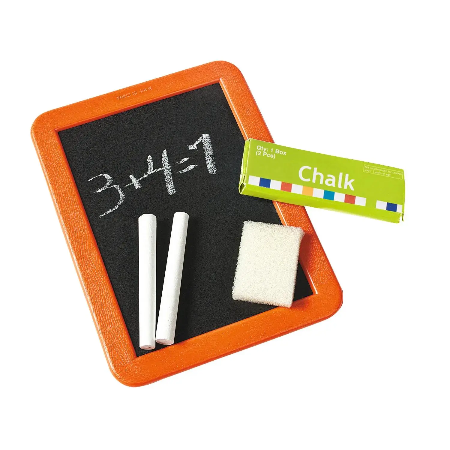 Chalkboard, Chalk Pieces & Eraser Supply Sets for 12