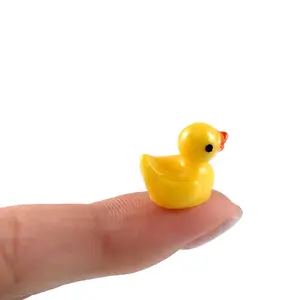 30pcs per bag,Mini Resin Duck Figurines, Mixed Color Decorations, Aquarium Ornament, Garden Landscape, Dollhouse Accessories, DIY Plant Pots