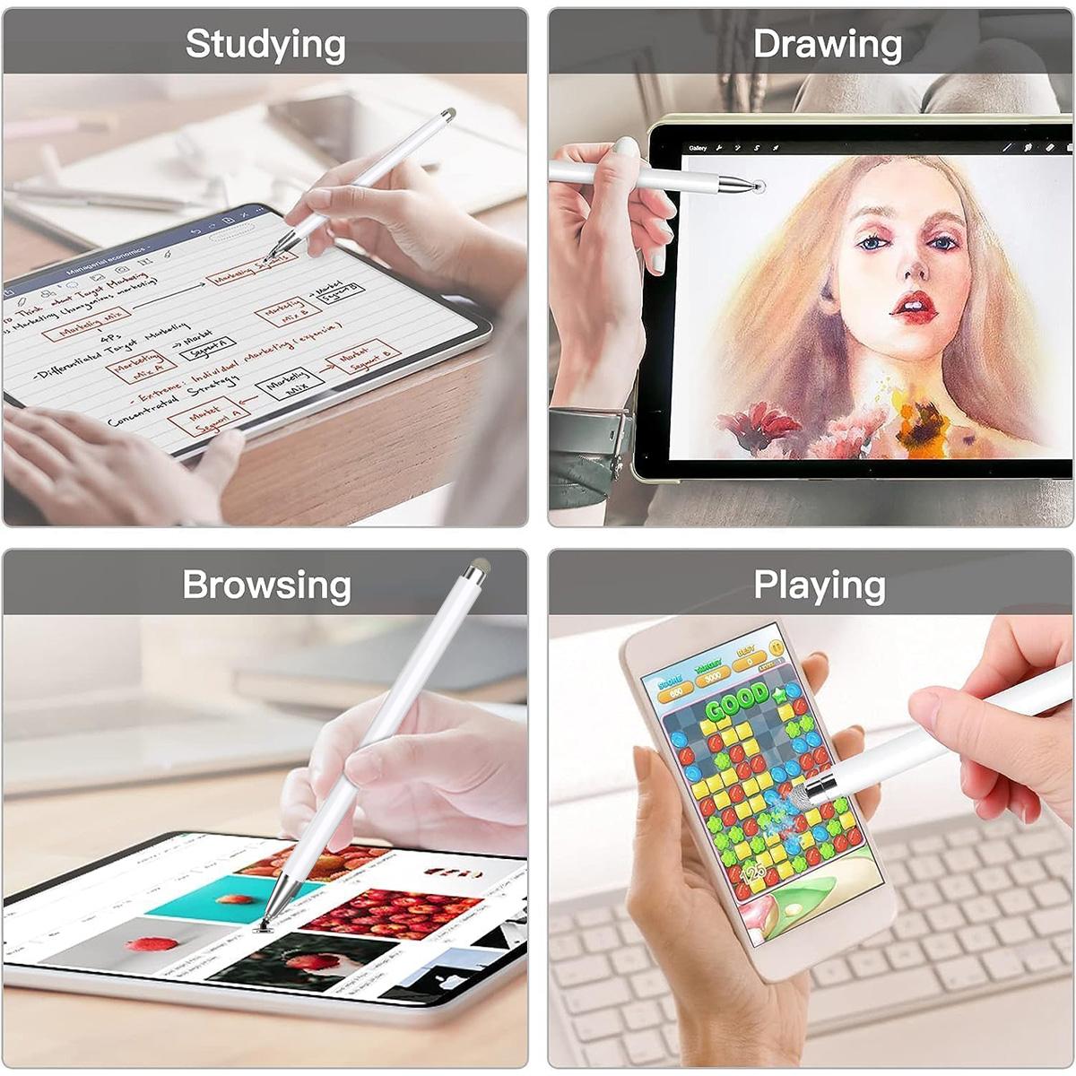 3-in-1 neutral pen flat pen,High Precision Universal Stylus Pen for iTablets, Phones, Switch, suitable for all ages, for Touch Screen, can be used as a School Season gifts,birthday gifts Stylus for school sets NO Bluetooth Needed,Parent-child painting