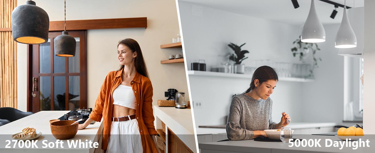 Sigalux A19 LED Light Bulbs, 60W Equivalent Soft White 2700K, 750 Lumens Non-Dimmable LED Bulbs, Efficient 8.5W, 10000 Hours Long-Lasting E26 Base Bulbs for Bedroom Living Room Kitchen, 4 Pack