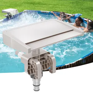 Pool Fountain Waterfall for Ground Pools, Relaxing Pool Waterfall, Decorative Outdoor Decoration, Outdoor Water Fountains, Cooling and Relaxing Pool Fountain, Swimming Pool Accessories