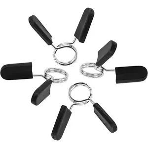Circlip Clamps Dumbbell Spring Clip 1 Inch Fitness Weightlifting Barbell Strength Gym Accessory with Standard Bar