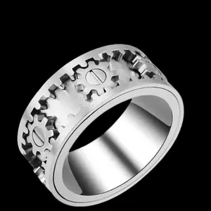 Gear Ring Fidget Spinner Ring