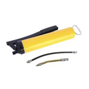 Grease Gun, Dual-Action Manual Grease Gun, 400 cc Lubrication Tool, Lever-Action Grease Gun, 900 cc Greasing Tool sharp nozzle