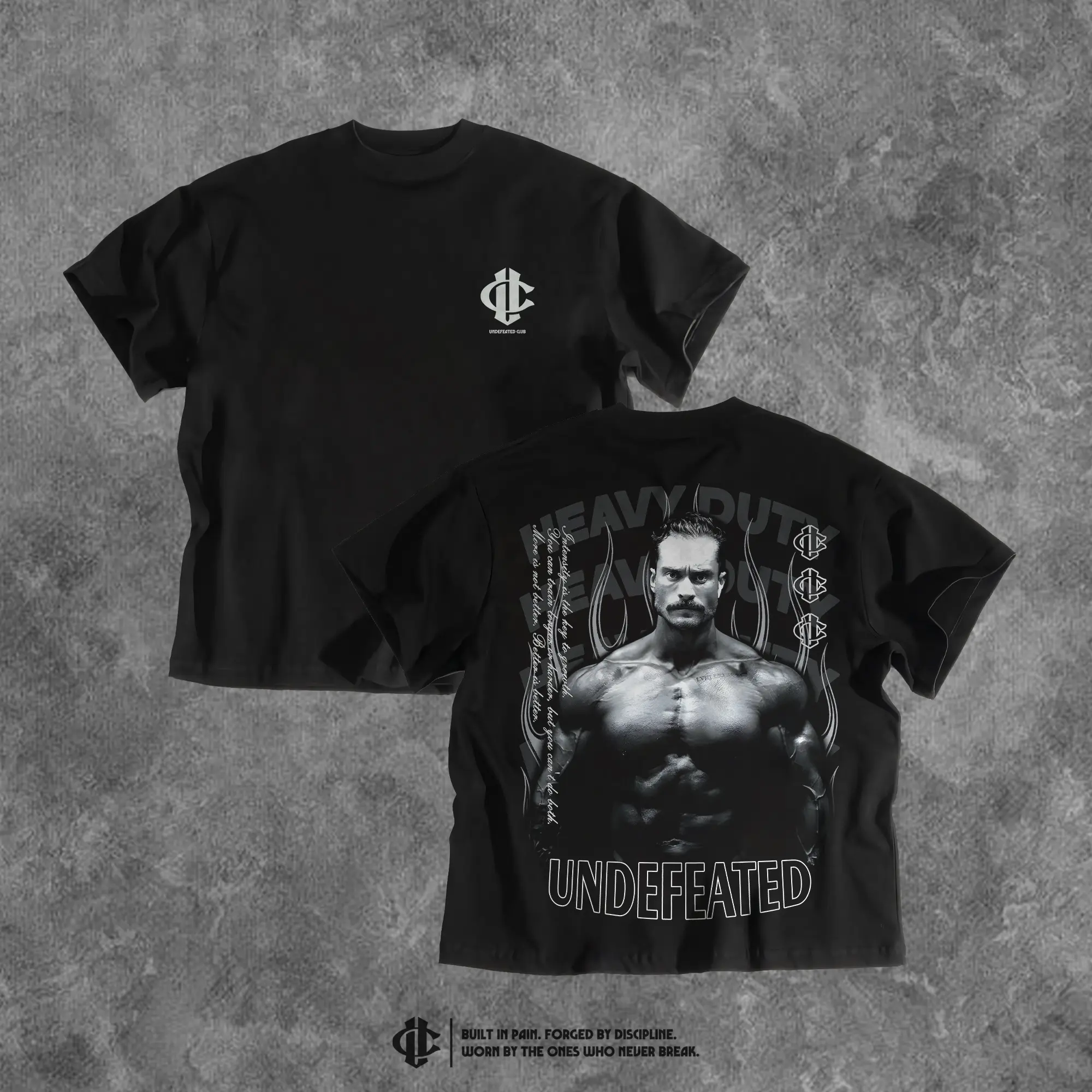 "THE HEAVY DUTY LEGEND" Tee, Men's Gym, Workout Wear, Gym Apparel.