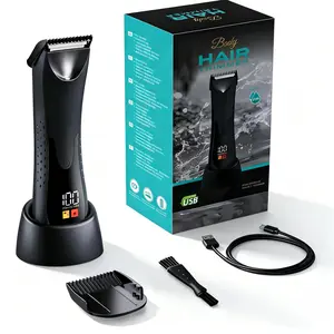 Largner Unisex Body Hair Trimmer, USB Rechargeable Full-Body Shaver, Bikini Area/axilla/legs Dedicated, High-Quality Gift for Mother's Day/father's Day