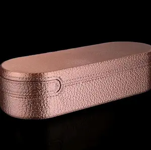 Classic Leather Texture Capsule Portable Desk Carry Kit