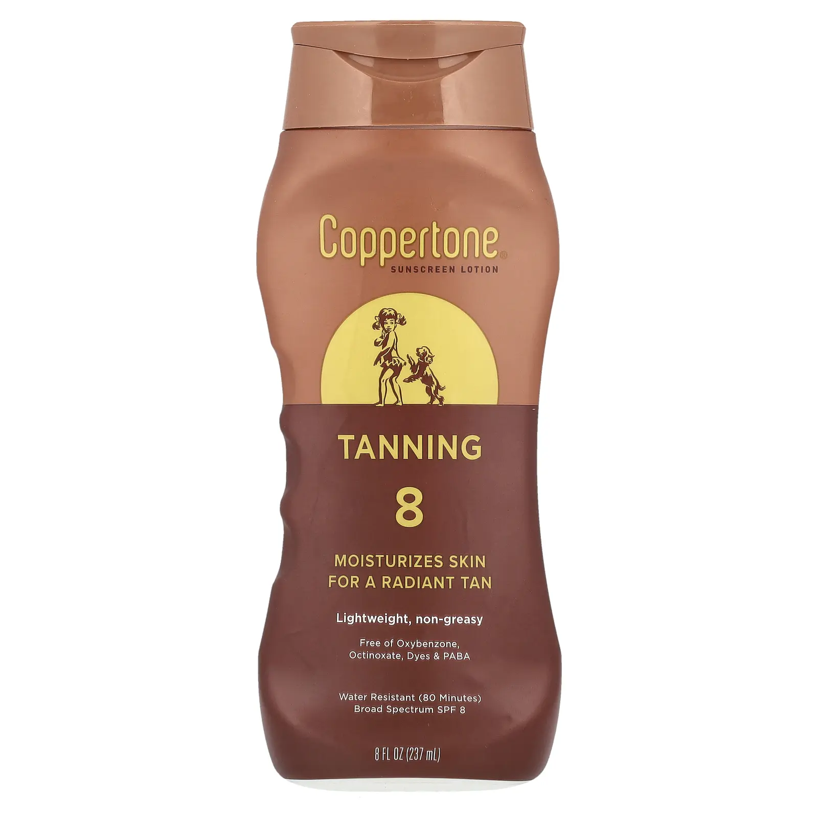 Coppertone Tanning, Sunscreen Lotion, SPF 8, 8 fl oz (237 ml) Coppertone Tanning, Sunscreen Lotion, SPF 8, 8 fl oz (237 ml)