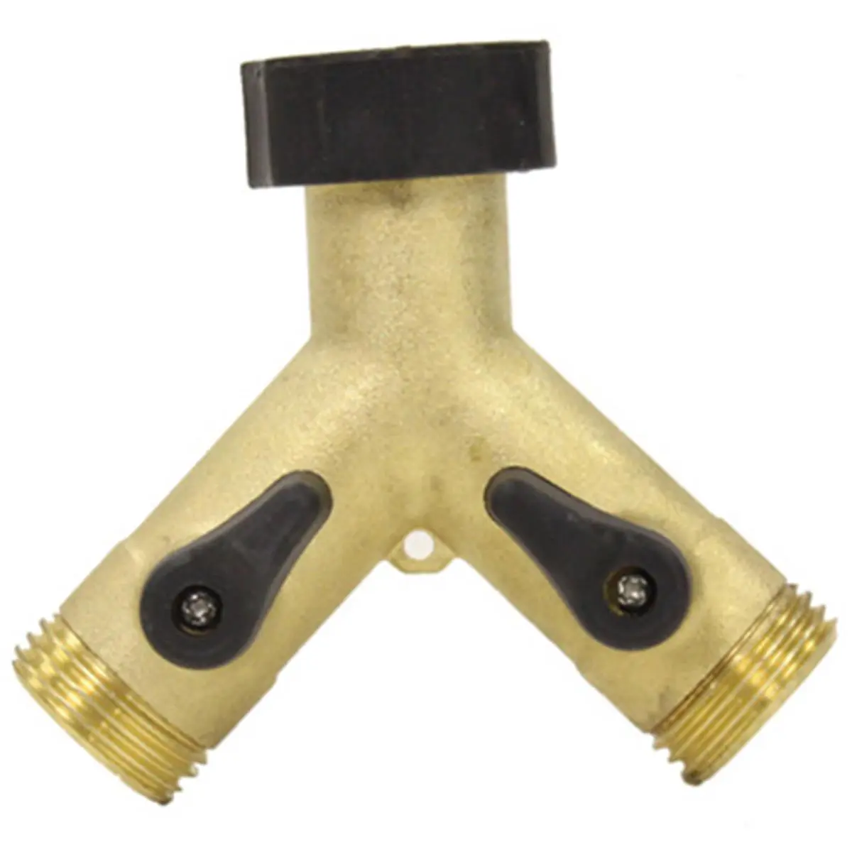 Fiskars 423GAAP Heavy Duty High Flow Brass Shut-Off Valve with Swivel Connectors, Gilmour Pro Dual Flow Control, 35% Enhanced Output, Optimized Performance, 0.89 lbs, 2x6x5.5 in, for Home Improvement & Sprinklers Watering Equipment